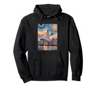 The Shard London Mosaico di notte Art Felpa con Cappuccio
