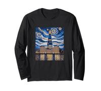 The Shard London Mosaico di notte Art Maglia a Manica