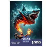 The Shark in The Magic Lamp 1000 Pezzi Puzzle Classici Per Adulti E Bambini Da 14 Anni E Più Giochi Rilassamento E Intelligence Perfetto Per Appassionati Di Esperti - Regalo Per Amore E Amico 70x50cm