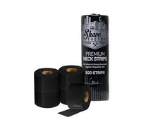 The Shave Factory Halsstrips Per Kappers - 5 Rotoli Da 100 Strisce - Kroos Nekbeschermer Per Una Comoda Lametta Da Barba Con Una Speciale Carta Da Collo Kroos Per La Rimozione Dei Peli
