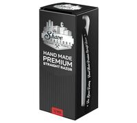 The Shave Factory Hand Made Premium Straight Razor - Professional Barber Quality, acciaio inossidabile, impugnatura ergonomica - 12 pezzi