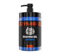 The Shave Factory Sapphire Shaving Gel (1250 ml) - Rasatura liscia e confortevole, riduce le irritazioni, formato professionale per barbieri e uso domestico, adatto a tutti i tipi di pelle