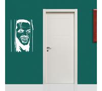 THE SHINING DOOR - Adesivo murale wall sticker in vinile 55x80 cm