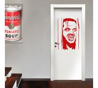 THE SHINING DOOR - Adesivo murale wall sticker in vinile 55x80 cm