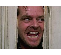 The Shining Here's Johnny - Poster A4 senza cornice, motivo: film horror psicologico del cinema star del cinema, celebrità, per camera da letto, decorazione da parete ristampa