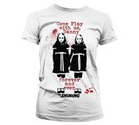 The Shining Licenza Ufficiale Play Maglietta da Donna (Bianca), Small