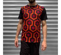 The Shining Overlook Carpet Uomo Pannello T Shirt Sci Fi Film 80s Horror Redrum