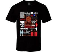 The Shining Steven King Stanley Kubrick Horror Movie Poster Quote Mashup T Shirt Black M