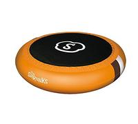 The Shrunks Inflatable 2-in-1 Safety Bouncer piscina portatile da interni ed esterni con soft "rimbalzo di sicurezza per i bambini, arancione, 182,9 x 182,9 cm