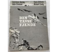 The Silent Enemy Laurence Harvey Dawn Addams Craig Vintage 1958 Danish Movie ...