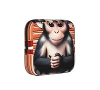 The Silent Monkey - Borsa da viaggio per assorbenti igienici, a prova di periodo, discreta, per ufficio
