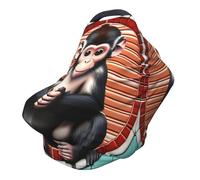 The Silent Monkey - Copertura versatile per passeggino o allattamento, appositamente progettata per il tuo bambino