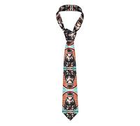 The Silent Monkey Cravatta da uomo in tessuto di seta morbido e confortevole, non sbiadisce, durevole, dimensionale ed elegante, regalo per le vacanze adatto per uomini, banchetti di nozze, affari