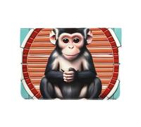 The Silent Monkey - Custodia protettiva in pelle sintetica per computer portatile, 13 pollici, per MacBook, borsa sottile per computer da viaggio quotidiano
