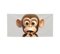 The Silent Monkey Stampato Banner Segni Personalizzati Foto Testo Sfondo Banner Indoor Outdoor Wall Banner per Decorazioni per la Casa o Fondali