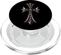 The Silver Pave Star Cross PopSockets PopGrip per MagSafe