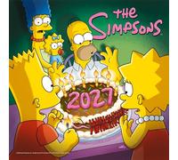 The Simpsons 2027 Square Wall Calendar Official Licensed TV Series Calendar, Monthly Grid Layout, Iconic Simpsons Characters & Humorous Moments, Large Square Format, Gift for Simpsons Fans