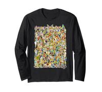 The Simpsons all of Springfield Complete Cast of Characters Maglia a Manica