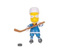 The Simpsons Bart da hockey da 12,7 cm con bastone da hockey e disco