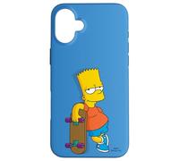 The Simpsons Bart Simpson Blu Cielo Custodia per iPhone 16 Plus