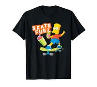 The Simpsons Bart Simpson Skate Fuel Skateboard Squishee Maglietta