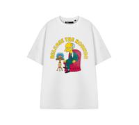 The Simpsons Bianco Release The Hounds T-shirt a maniche corte Uomini