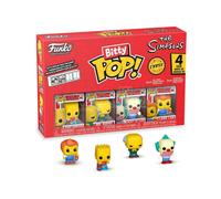 Funko Bitty Pop! The Simpsons - Bart - 4PKE una Mini Figura Misteriosa a Sorpresa - 0.9 Inch (2.2 Cm) da Collezione - Ripiano Espositivo Impilabile Incluso - Idea Regalo - Borse Party Stocking