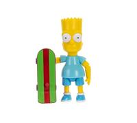 The Simpsons Camicia blu Bart da 12,7 cm con skateboard W4