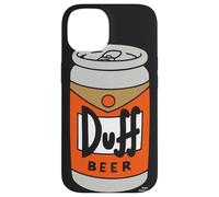 The Simpsons Duff Beer Nero Custodia per iPhone 14