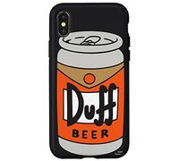 The Simpsons Duff Beer Nero Custodia per iPhone X/XS