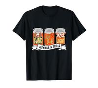 The Simpsons Duff Beer Trio Menage A Trois Maglietta