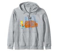 The Simpsons El Barto Bart Graffiti of Family On Sofa Felpa con Cappuccio