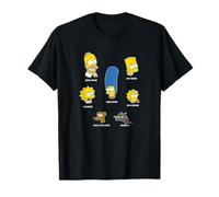 The Simpsons Family Faces C2 Maglietta