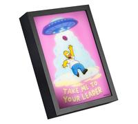 The Simpsons Framed LED Poster 20 X 28 Cm Grupo Erik