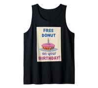 The Simpsons Free Donut on Your Birthday Canotta