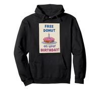 The Simpsons Free Donut on Your Birthday Felpa con Cappuccio