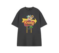 The Simpsons Grigio Krusty Burger T-shirt a maniche corte Uomini