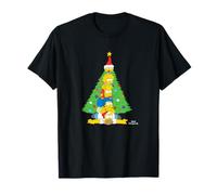 The Simpsons Holiday Family Christmas Tree Stack Maglietta