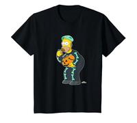 The Simpsons Homer Candy Feast Treehouse of Horror Halloween Maglietta, Bambini, Nero, 3 Anni