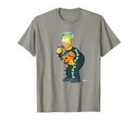 The Simpsons Homer Candy Feast Treehouse of Horror Halloween Maglietta, Uomo, Ardesia, M