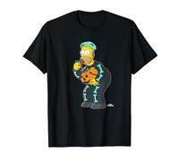 The Simpsons Homer Candy Feast Treehouse of Horror Halloween Maglietta, Uomo, Nero, L