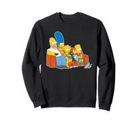 The Simpsons Homer Marge Maggie Bart Lisa Simpson Divano Felpa