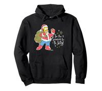 The Simpsons Homer Santa Christmas Season to be Jelly Felpa con Cappuccio