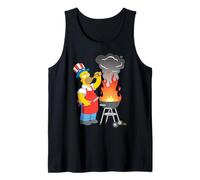 The Simpsons Homer Simpson 4th of July Beer & BBQ Cookout Canotta