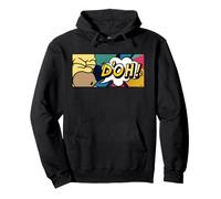 The Simpsons Homer Simpson D'Oh Annoyed Grunt Pop Art Felpa con Cappuccio