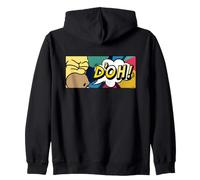 The Simpsons Homer Simpson D'Oh Annoyed Grunt Pop Art Felpa con Cappuccio