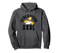 The Simpsons Homer Simpson Generation XXXL Felpa con Cappuccio