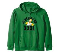 The Simpsons Homer Simpson Generation XXXL Felpa con Cappuccio