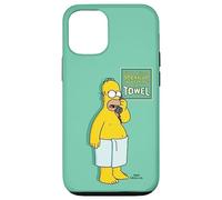 The Simpsons Homer Simpson Speak Up I'm Wearing A Towel Custodia per iPhone 12/12 Pro