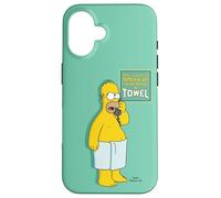 The Simpsons Homer Simpson Speak Up I'm Wearing A Towel Custodia per iPhone 16